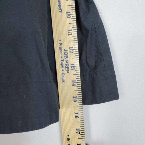 J. Crew Womens Dress Shorts Size 8 Black Zip Up with Tie Waist Flared Leg 3.5" - Picture 9 of 10